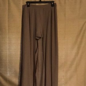 Miss Avenue Dressy pant short long size small mocha.